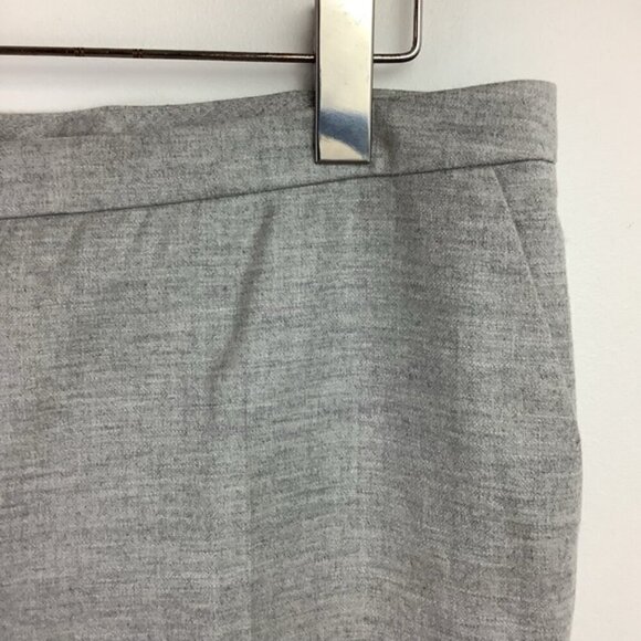 ESCADA CASHMERE WOOL BLEND TAPERED GRAY TROUSERS PANTS 42 - Picture 4 of 11